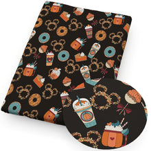 Load image into Gallery viewer, cake cupcake ice creampopsicle donuts drinks juice mickey minnie disney fabric
