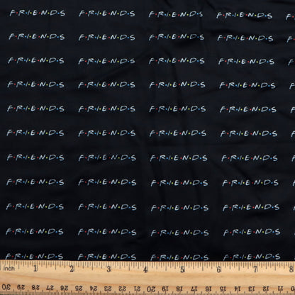black series printed fabric