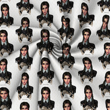 Load image into Gallery viewer, wednesday addamswednesday fabric
