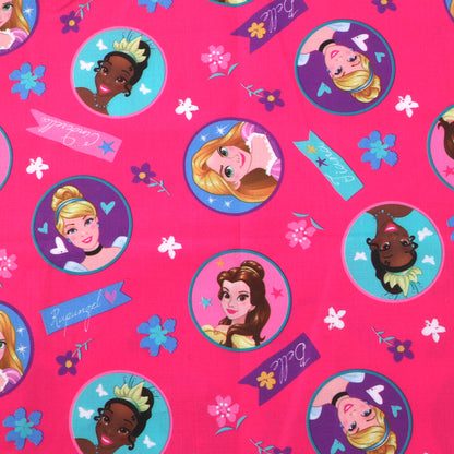 flower floral pink series printed fabric