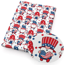 Load image into Gallery viewer, fourth of july independence day star printed fabric
