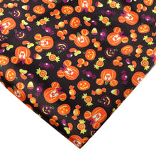 Load image into Gallery viewer, halloween mickey minnie disney pumpkin fabric
