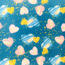 Load image into Gallery viewer, valentines day heart love printed fabric
