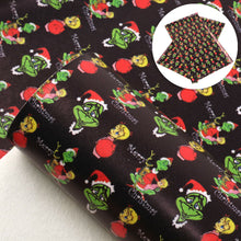 Load image into Gallery viewer, christmas day printed fabric
