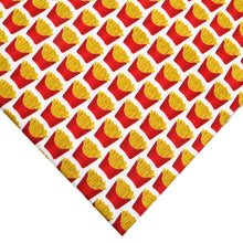 Load image into Gallery viewer, french fry printed fabric
