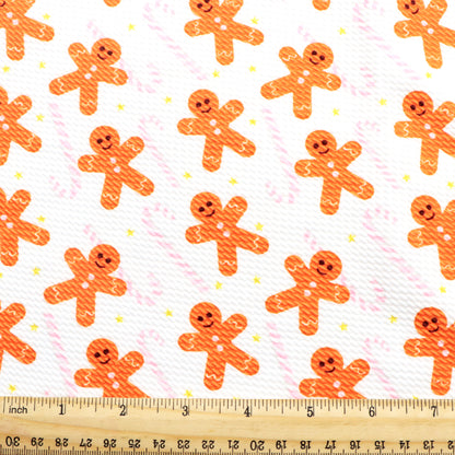 star starfish christmas day gingerbread man crutch printed fabric