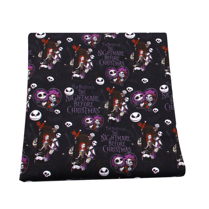 heart love printed fabric