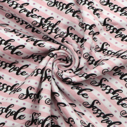 stripe dots spot pink series printed fabric