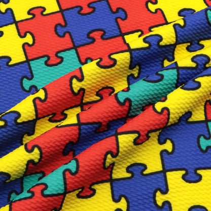 autism awareness printed fabric
