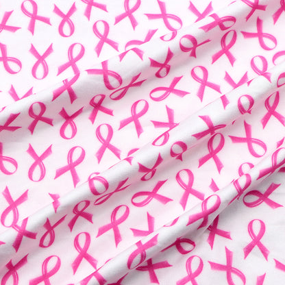 breast cancer printed fabric