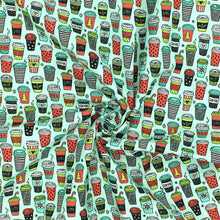 Load image into Gallery viewer, drinks printed fabric
