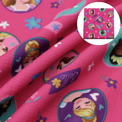 flower floral pink series printed fabric