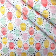Load image into Gallery viewer, dots spot easter bunny printed fabric
