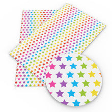 Load image into Gallery viewer, gradient color star starfish printed fabric

