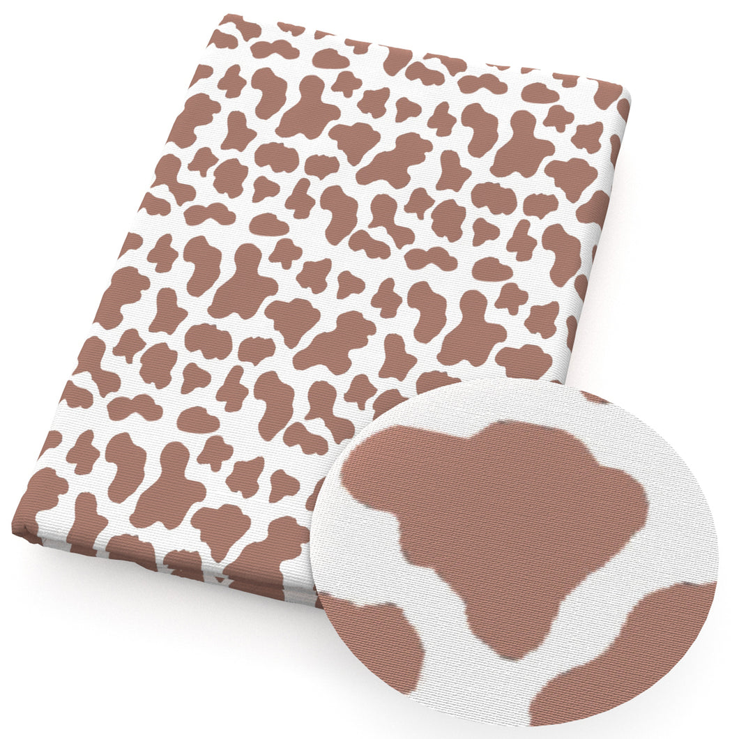 cow pattern printed fabric