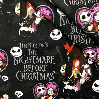 heart love printed fabric