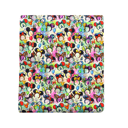 crochet headband hairband printed fabric