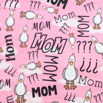 mother printed fabric