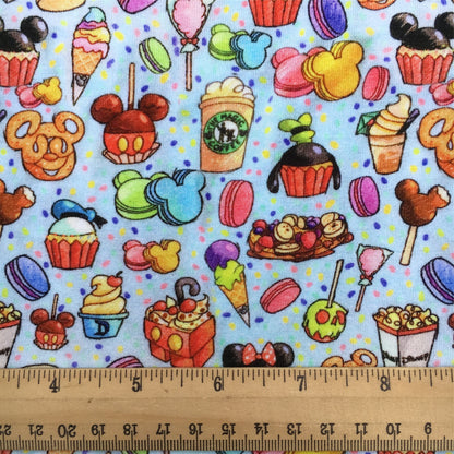food printed fabric