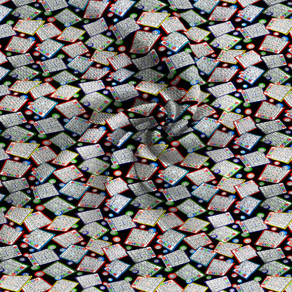 game console printed fabric