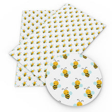 Load image into Gallery viewer, bee printed fabric
