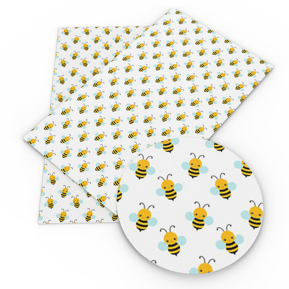 bee printed fabric