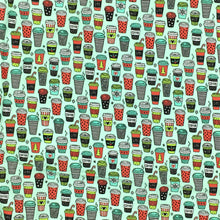 Load image into Gallery viewer, drinks printed fabric
