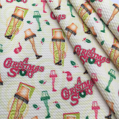 christmas festival christmas hat santa printed fabric