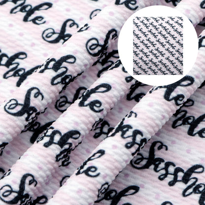 stripe dots spot pink series printed fabric