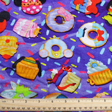 Load image into Gallery viewer, cake cupcake ice cream popsicle donuts printed fabric
