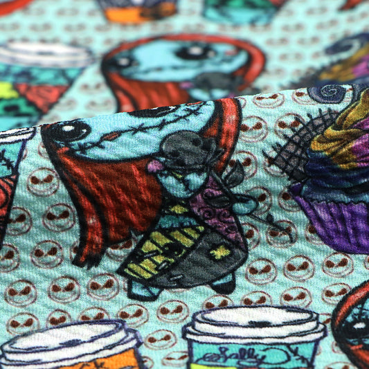 cake cupcake ice cream popsicle drinks printed fabric