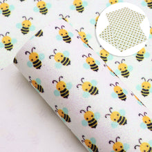 Load image into Gallery viewer, bee printed fabric
