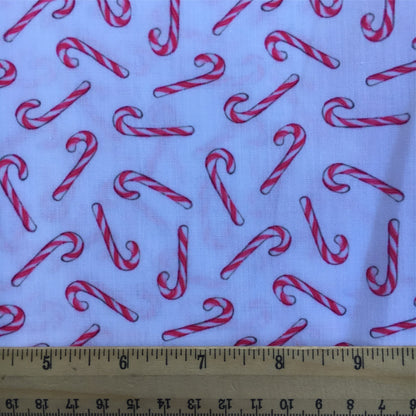 christmas day crutch printed fabric