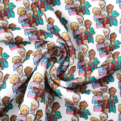 grandma printed fabric