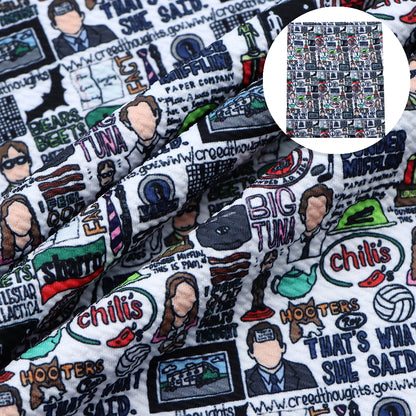 chili peppers printed fabric