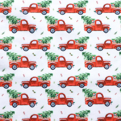christmas day printed fabric