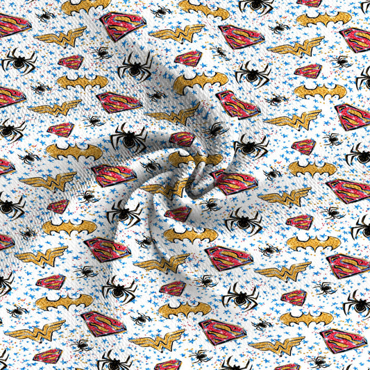 spider spider web star starfish printed fabric