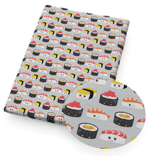 Load image into Gallery viewer, sushi printed fabric
