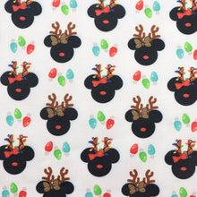 Load image into Gallery viewer, bulb light bulbs deer reindeer giraffe christmas day printed fabric
