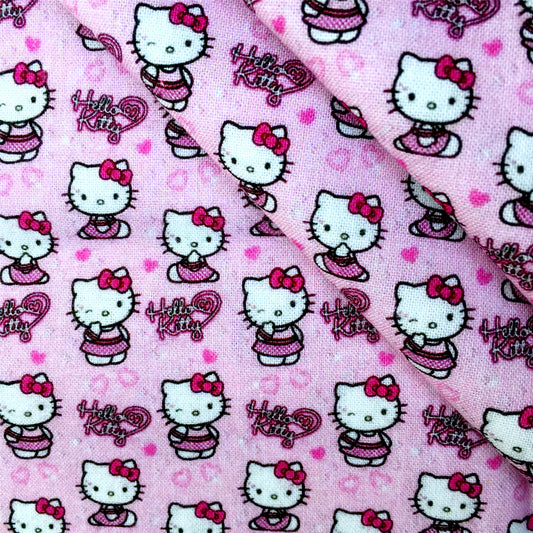 pink series printed fabric
