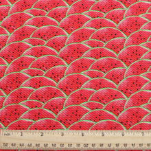 Load image into Gallery viewer, watermelon fruit red series printed fabric
