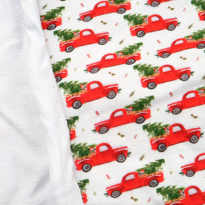 christmas day printed fabric