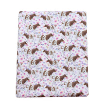 Load image into Gallery viewer, flower floral leaf leaves tree cow pattern plant printed fabric
