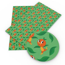 Load image into Gallery viewer, leaf leaves tree dots spot green series printed fabric
