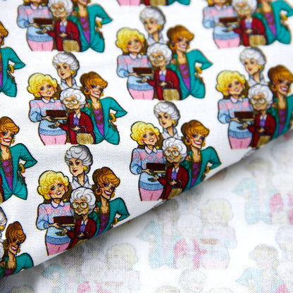 grandma printed fabric