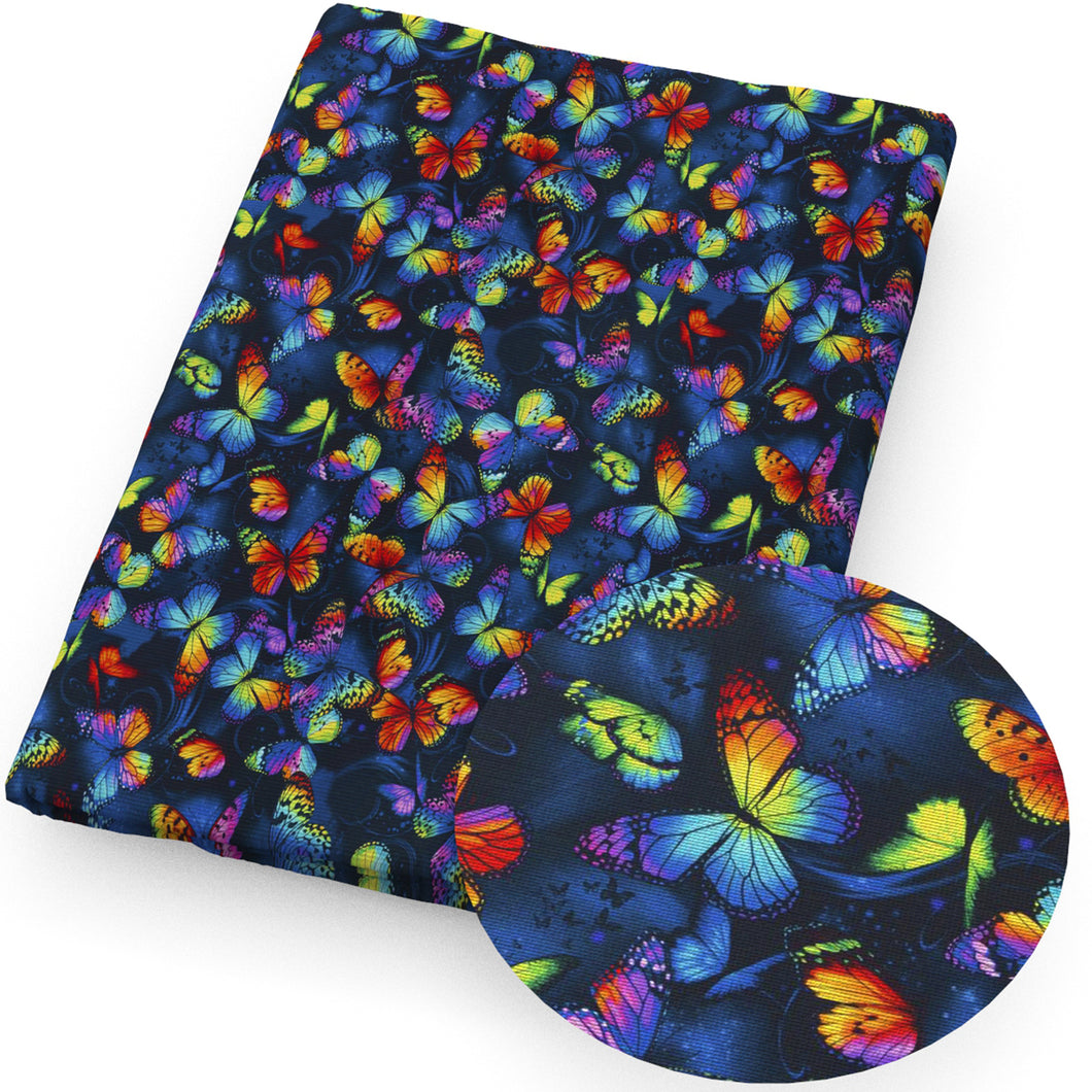butterfly printed fabric