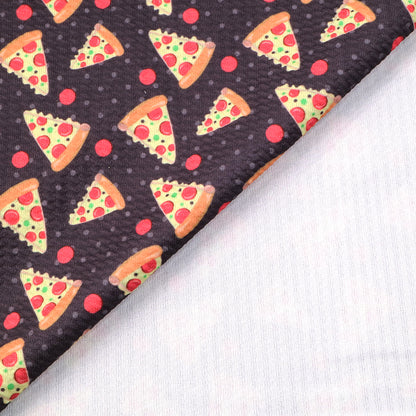 food pizza hut pizza printed fabric