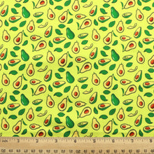 Load image into Gallery viewer, leaf leaves tree fruit avocado green series printed fabric
