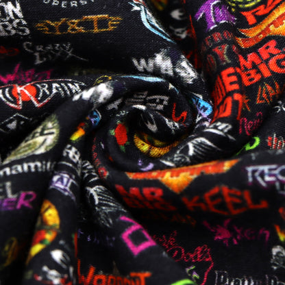 gun flower floral printed fabric