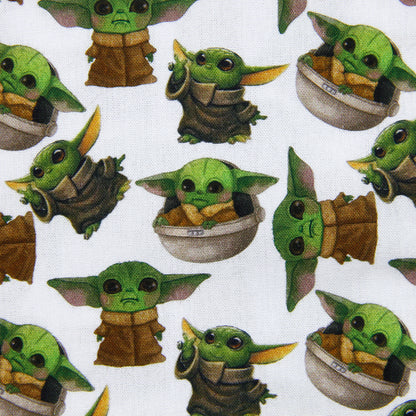 green series printed fabric